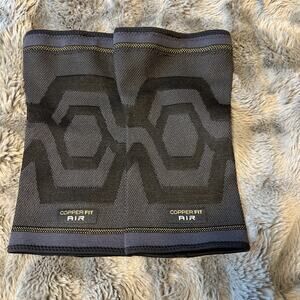 Copper Fit Elite Advanced Compression Knee Sleeve Black S/M 12"-16" (2pk)